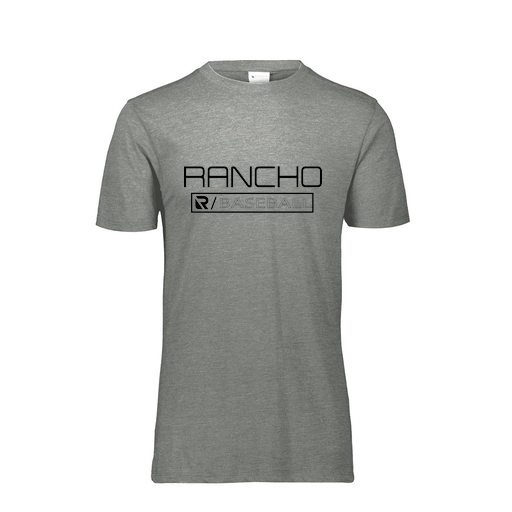 [FTSCUBGY-AS-LOGO1] Decker Men's Tri-Blend T-Shirt - Short Sleeve (Adult S, Gray, Logo 1)