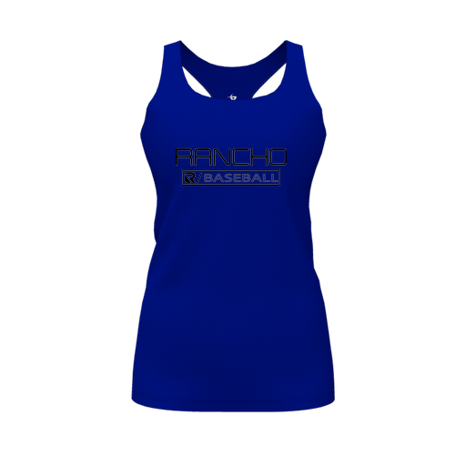 [FT0TRBRY-FYS-LOGO1] Decker Racerback Tank Top (Female Youth S, Royal, Logo 1)