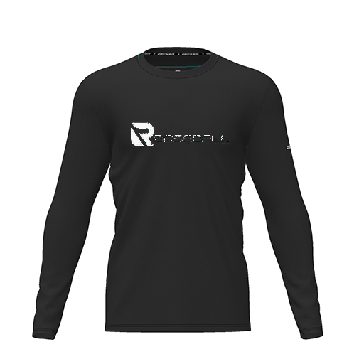 [CUS-DRIF-TEES-PER-CNK-LSL-BLK-YXS-LOGO3] Dri Fit Performance T-Shirt (Youth XS, Black, Logo 3, Long Sleeve)