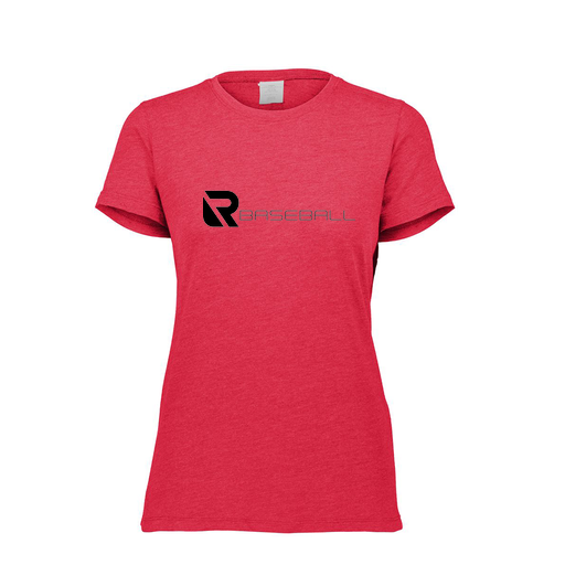 [FTSCUBRD-FAXS-LOGO3] Decker Women's Tri-Blend T-Shirt - Short Sleeve (Female Adult XS, Red, Logo 3)