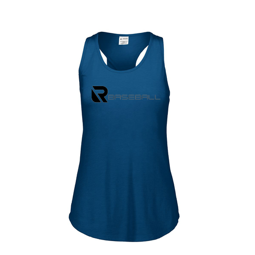 [3078.U22.S-LOGO3] Ladies Tri Blend Tank Top (Female Adult S, Navy, Logo 3)