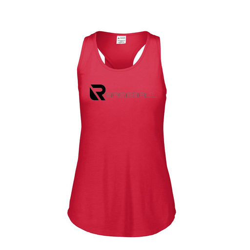 [3078.V96.S-LOGO3] Ladies Tri Blend Tank Top (Female Adult S, Red, Logo 3)