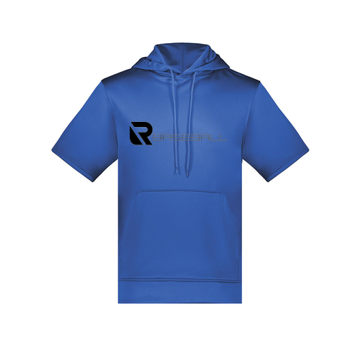 [6871.060.S-LOGO3] Men's Dri Fit Short Sleeve Hoodie (Adult S, Royal, Logo 3)