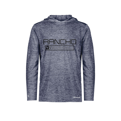 [FOLHCGNV-YS-LOGO1] Decker Youth Charge Hoodie (Youth S, Navy, Logo 1)