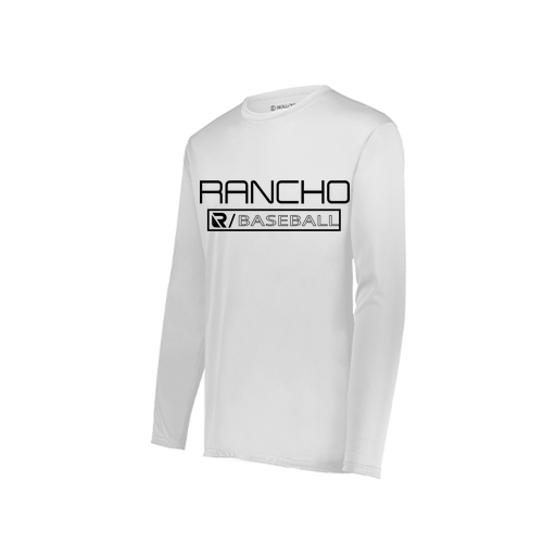 [222822.005.XS-LOGO1] Men's LS Smooth Sport Shirt (Adult XS, White, Logo 1)