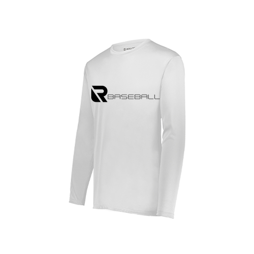 [222822.005.XS-LOGO3] Men's LS Smooth Sport Shirt (Adult XS, White, Logo 3)