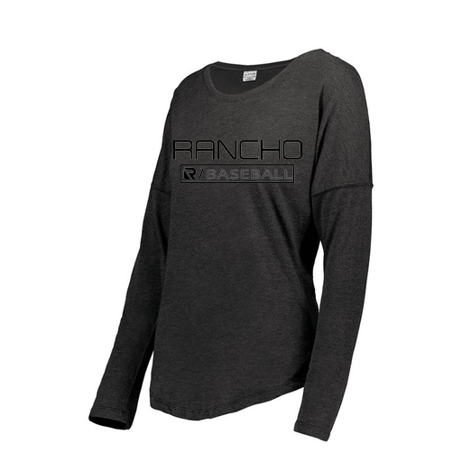 [FTLCUBBK-FAS-LOGO1] Ladies LS Ultra-blend T-Shirt (Female Adult S, Black, Logo 1)